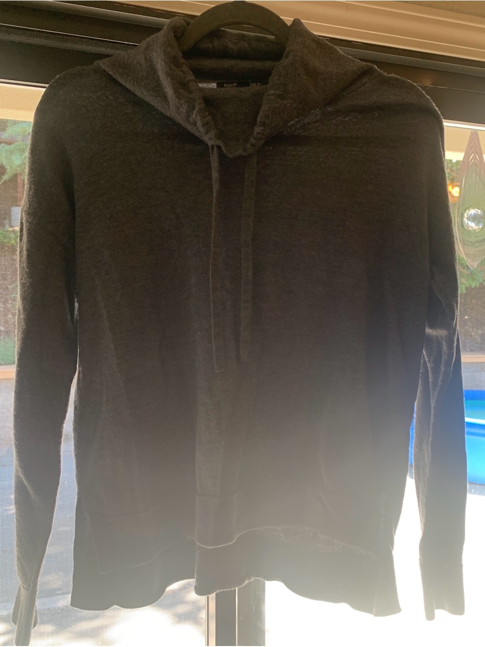 Banana Republic Charcoal 100% merino wool Sweater - Picture 2 of 8